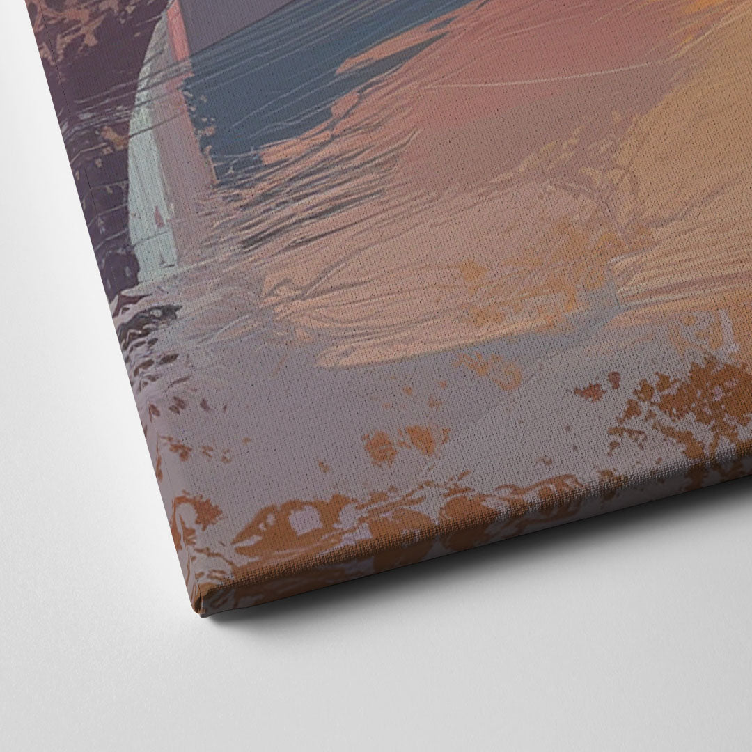 Cape May Beach Sunrise Canvas Close Up