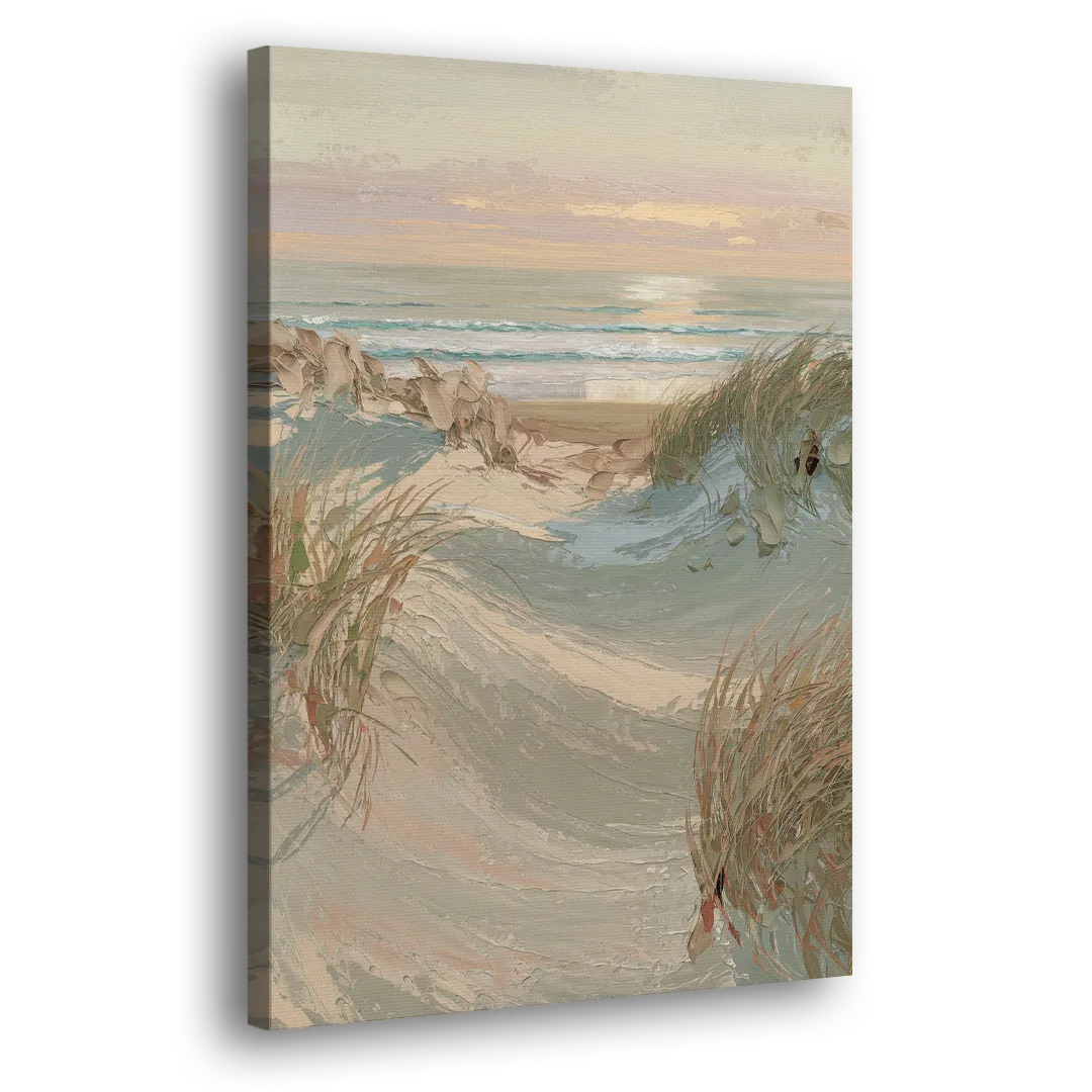 Cape May Coastal Serenity Side - Canvas Wall Art