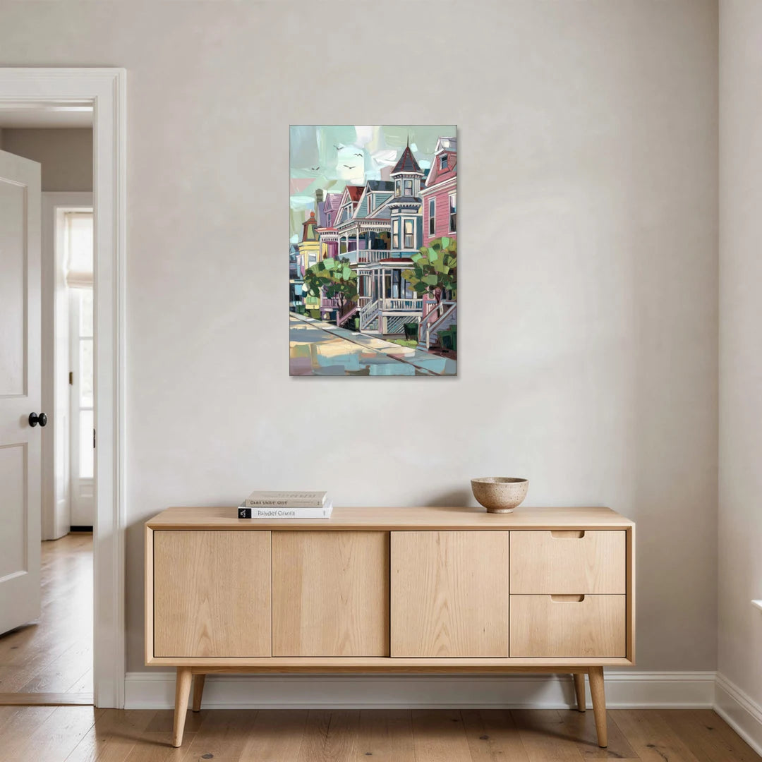 Cape May Historic District - Canvas Wall Art - Coffee Table - 24x36