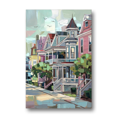Cape May Historic District - Canvas Wall Art - Front