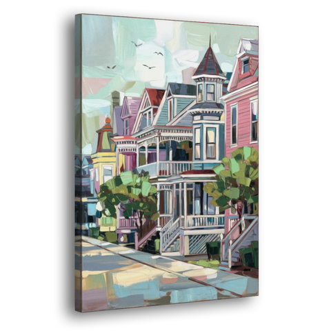 Cape May Historic District - Canvas Wall Art - Side