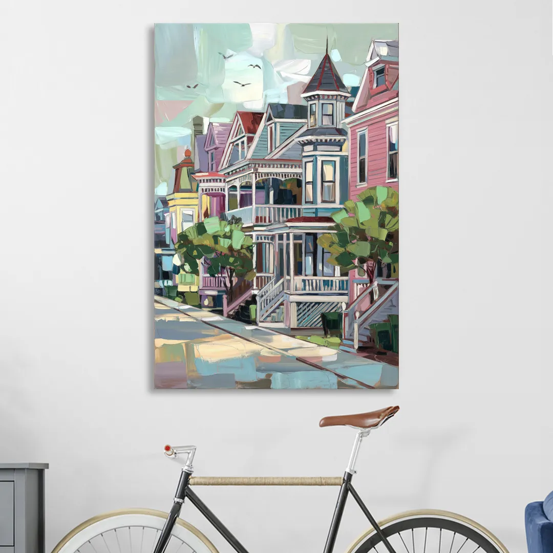 Cape May Historic District Living Room - Canvas Wall Art