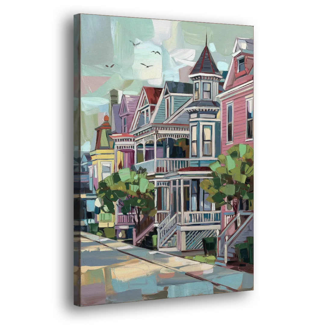 Cape May Historic District Side - Canvas Wall Art