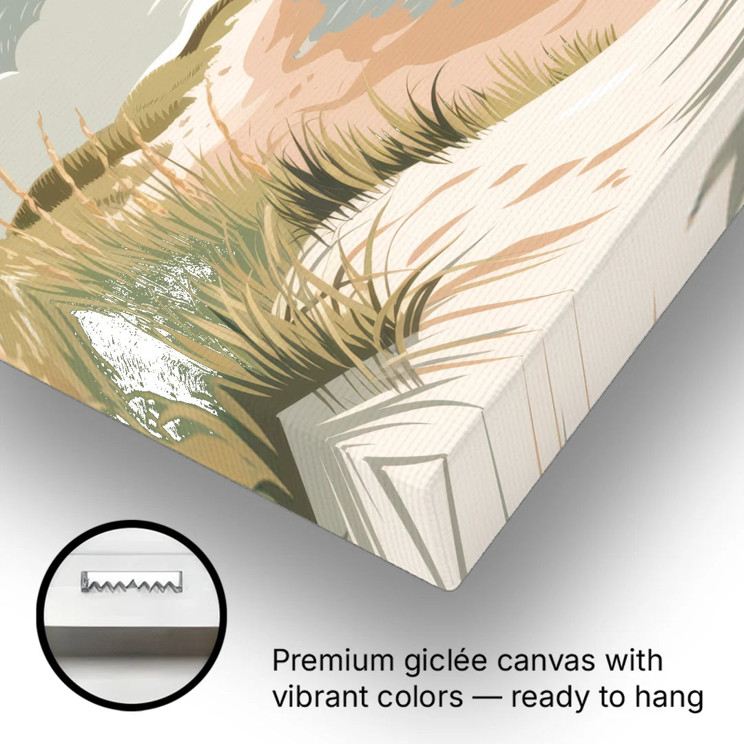 Cape May Ocean Breeze - Canvas Wall Art - Gallery Wrap Corner