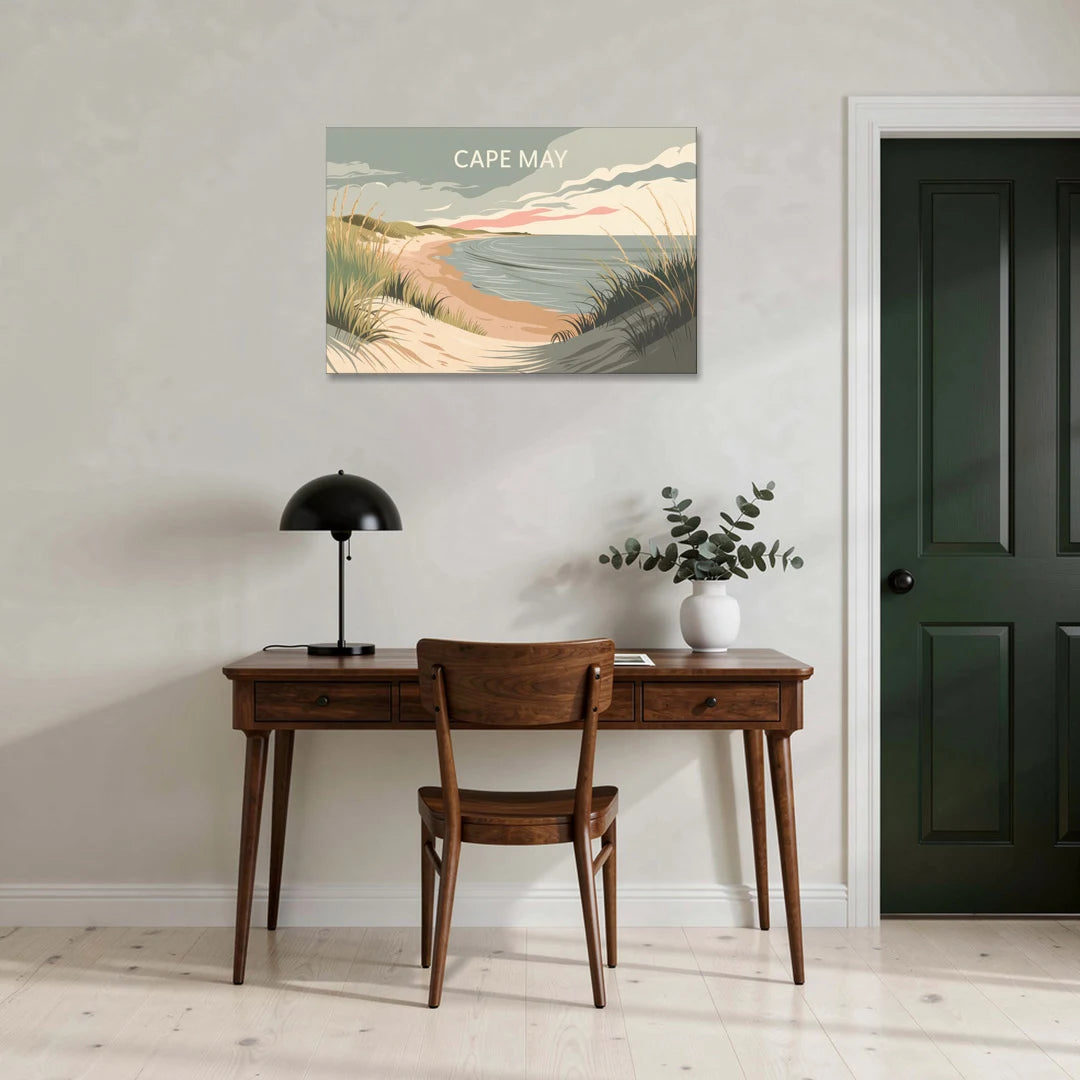 Cape May Ocean Breeze - Canvas Wall Art - Office - 36x24