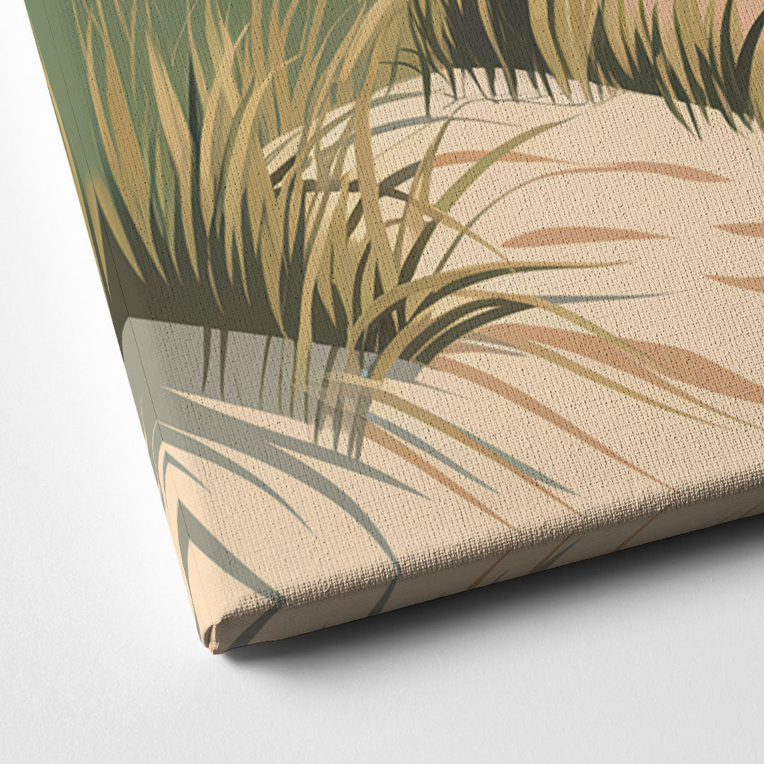 Cape May Ocean Breeze Canvas Close Up