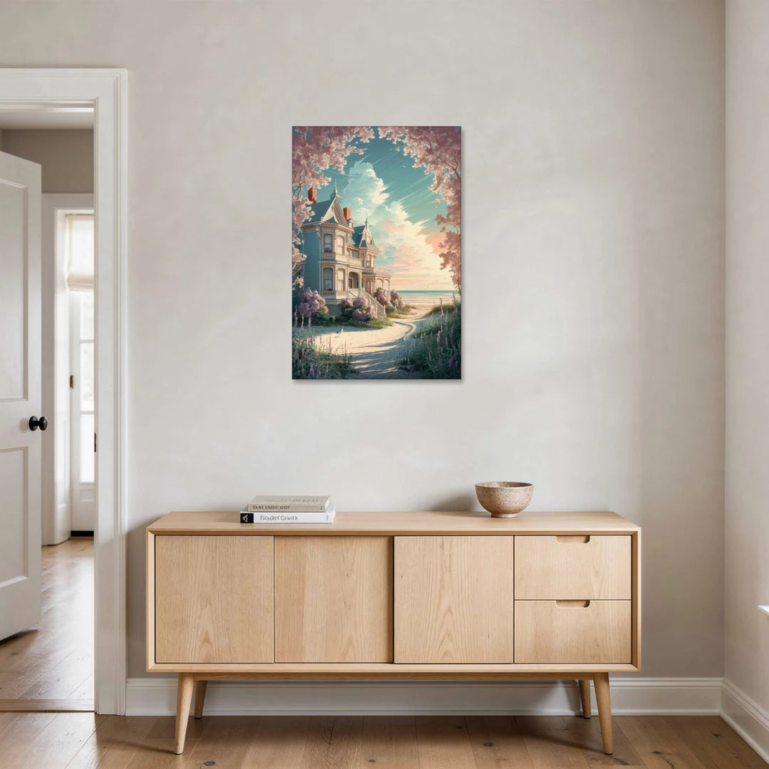 Cape May Victorian Charm - Canvas Wall Art - Coffee Table - 24x36