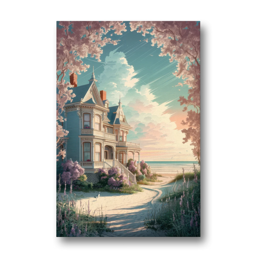 Cape May Victorian Charm - Canvas Wall Art - Front