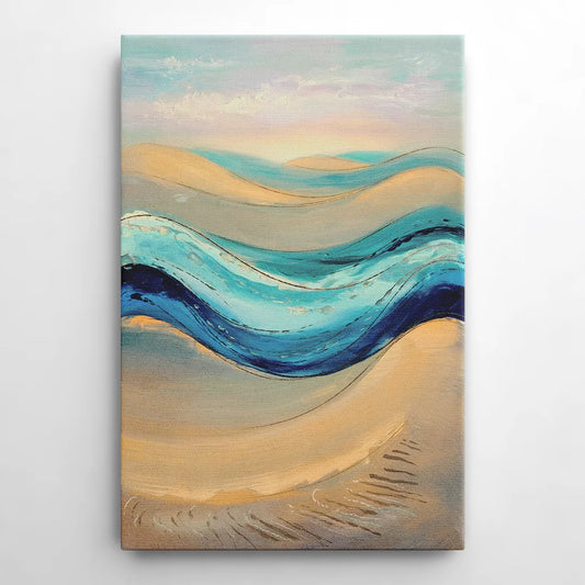 Cape May Waves and Dunes - Canvas Wall Art