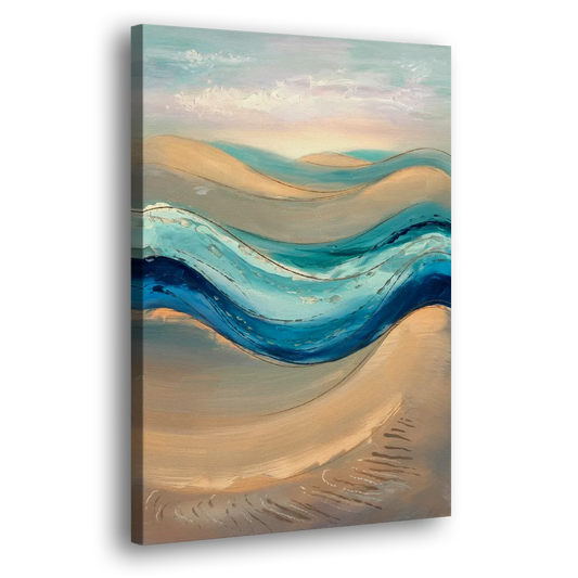 Cape May Waves and Dunes Side - Canvas Wall Art