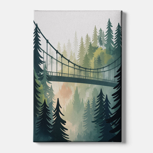 Capilano Suspension Bridge - Canvas Wall Art