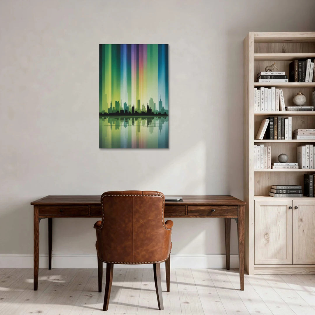 Capital Lights - Canvas Wall Art - Office - 24x36