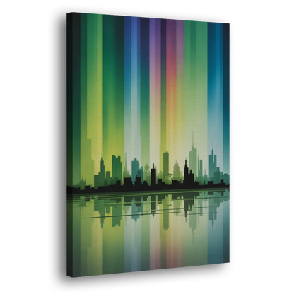 Capital Lights Side - Canvas Wall Art