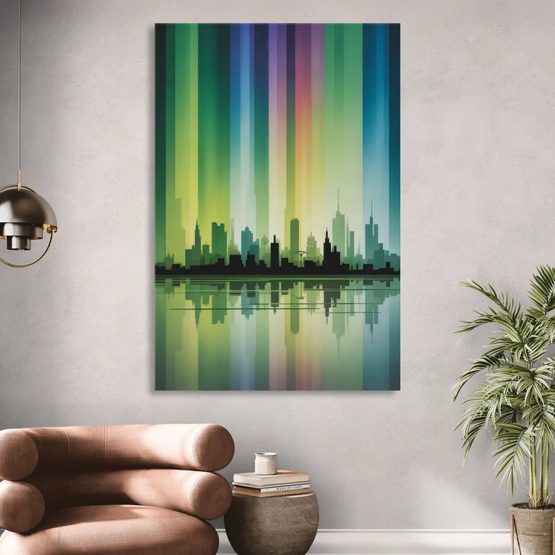Capital Lights Living Room - Canvas Wall Art