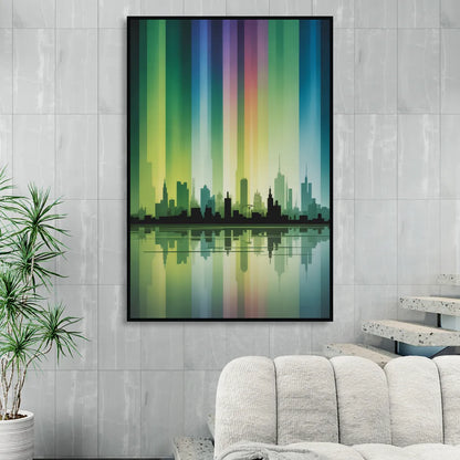 Capital Lights Sitting Room - Black Canvas Wall Art