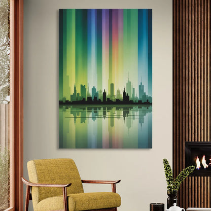 Capital Lights Sitting Room - Canvas Wall Art