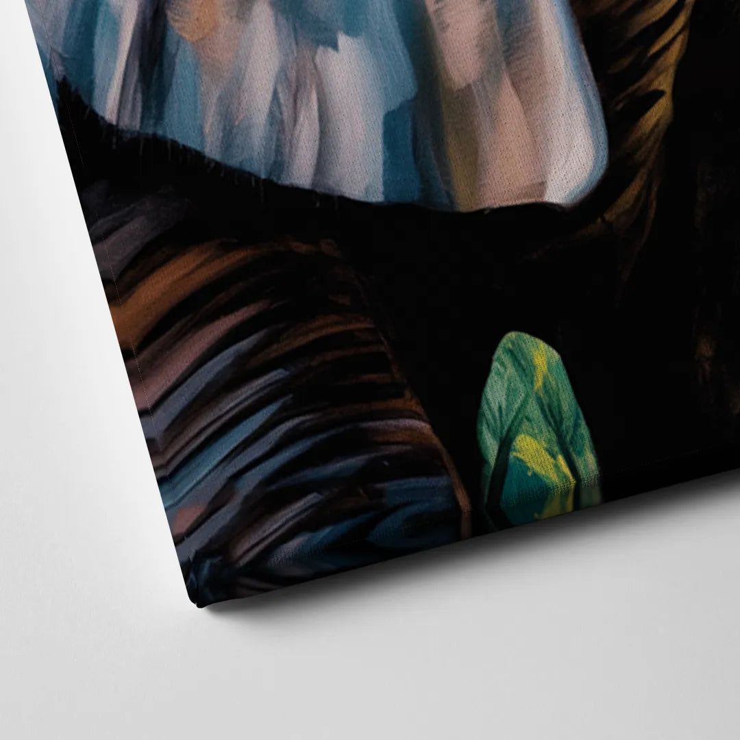 Captivating Elephant Eye Close-Up Canvas Close Up