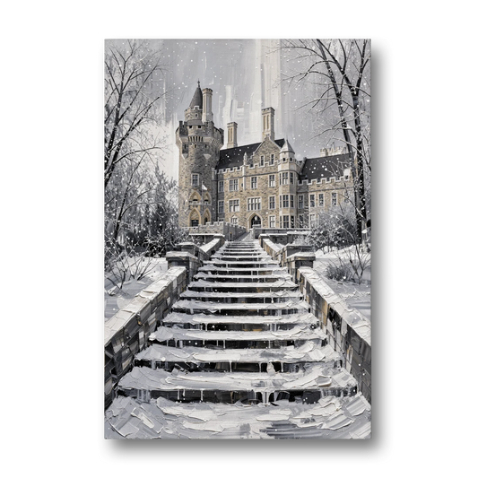 Casa Loma Historic View - Canvas Wall Art - Front