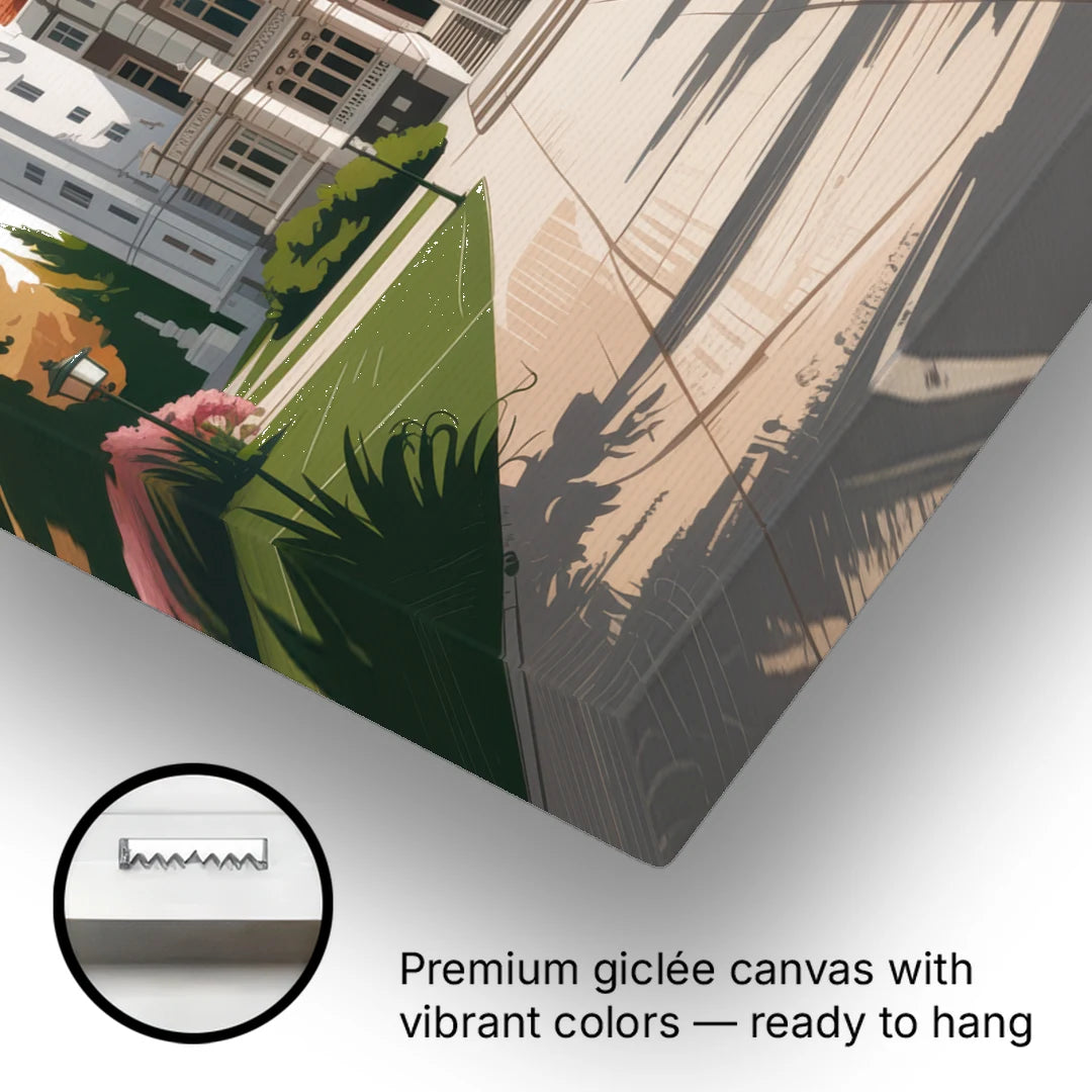 Casa Loma Historic View - Canvas Wall Art - Gallery Wrap Corner