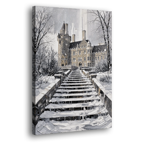 Casa Loma Historic View - Canvas Wall Art - Side