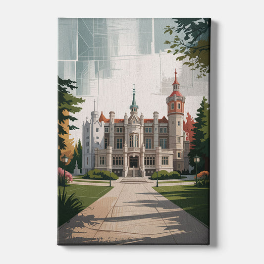 Casa Loma Historic View - Canvas Wall Art