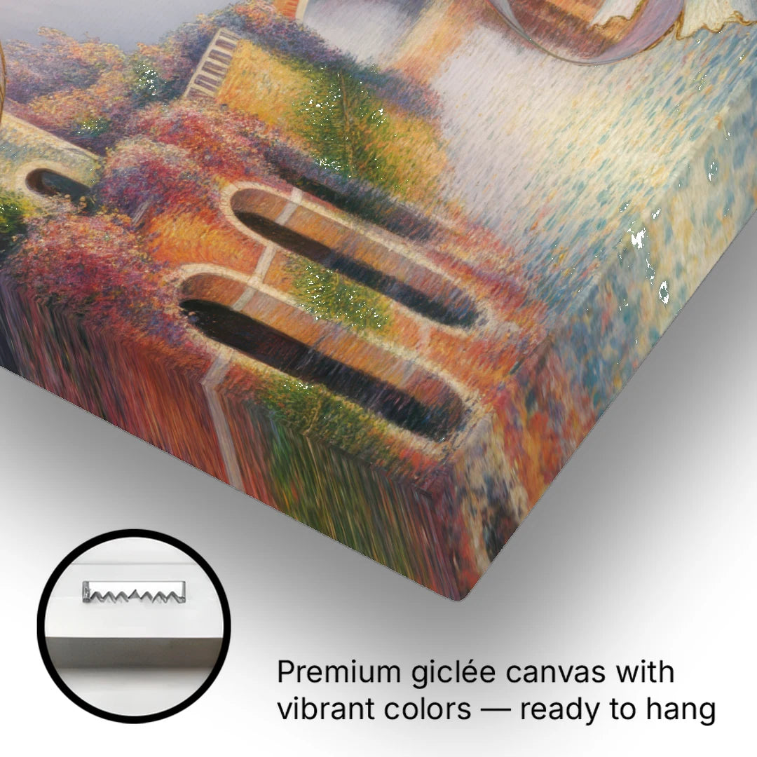 Castelvecchio Charm - Canvas Wall Art - Gallery Wrap Corner