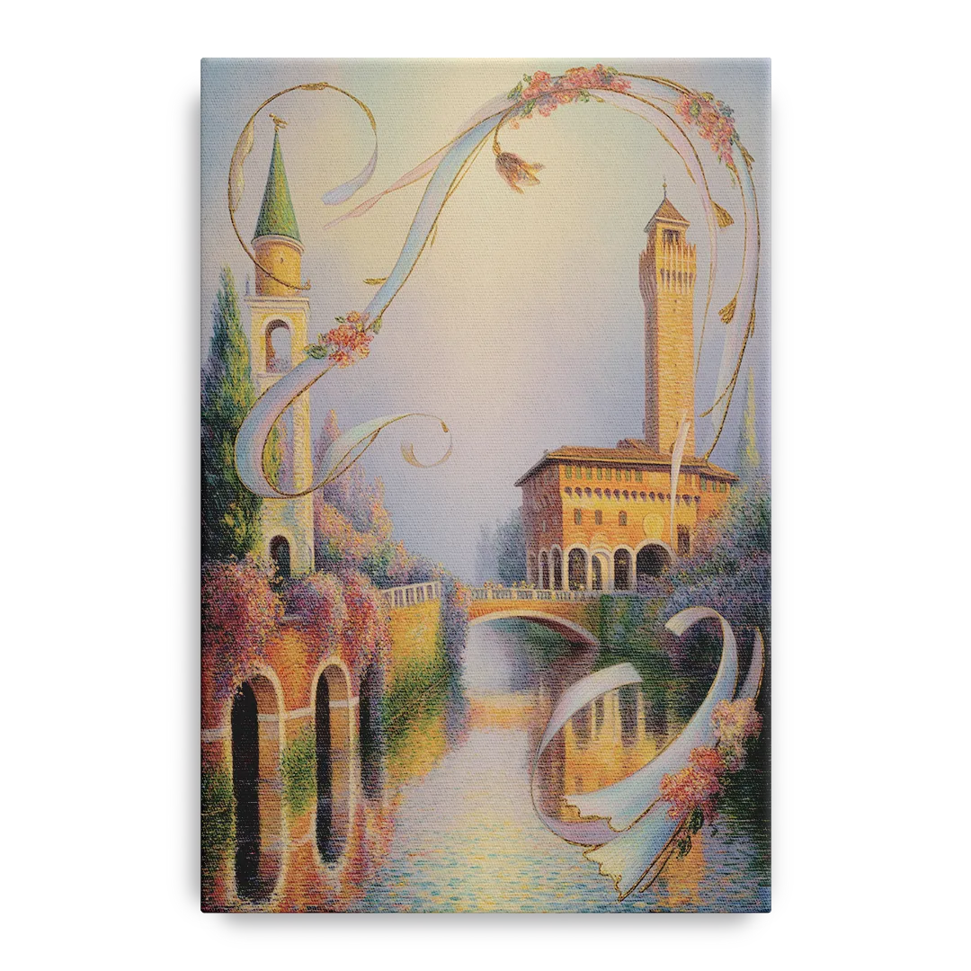 Castelvecchio Charm Front - Canvas Wall Art