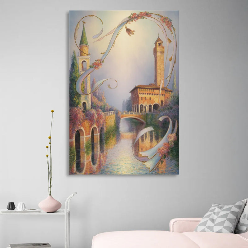 Castelvecchio Charm Sitting Room - Canvas Wall Art