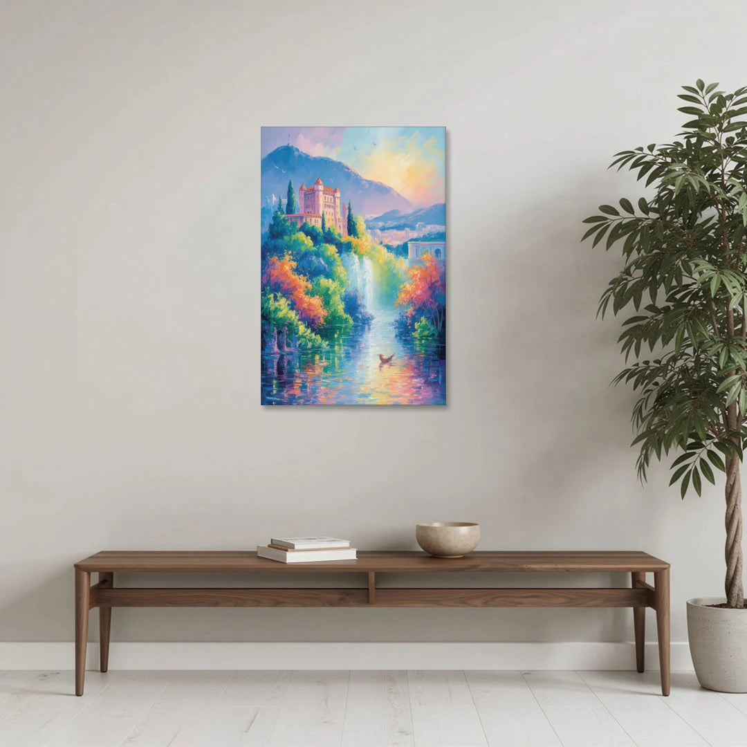 Castle Hill View - Canvas Wall Art - Coffee Table - 24x36