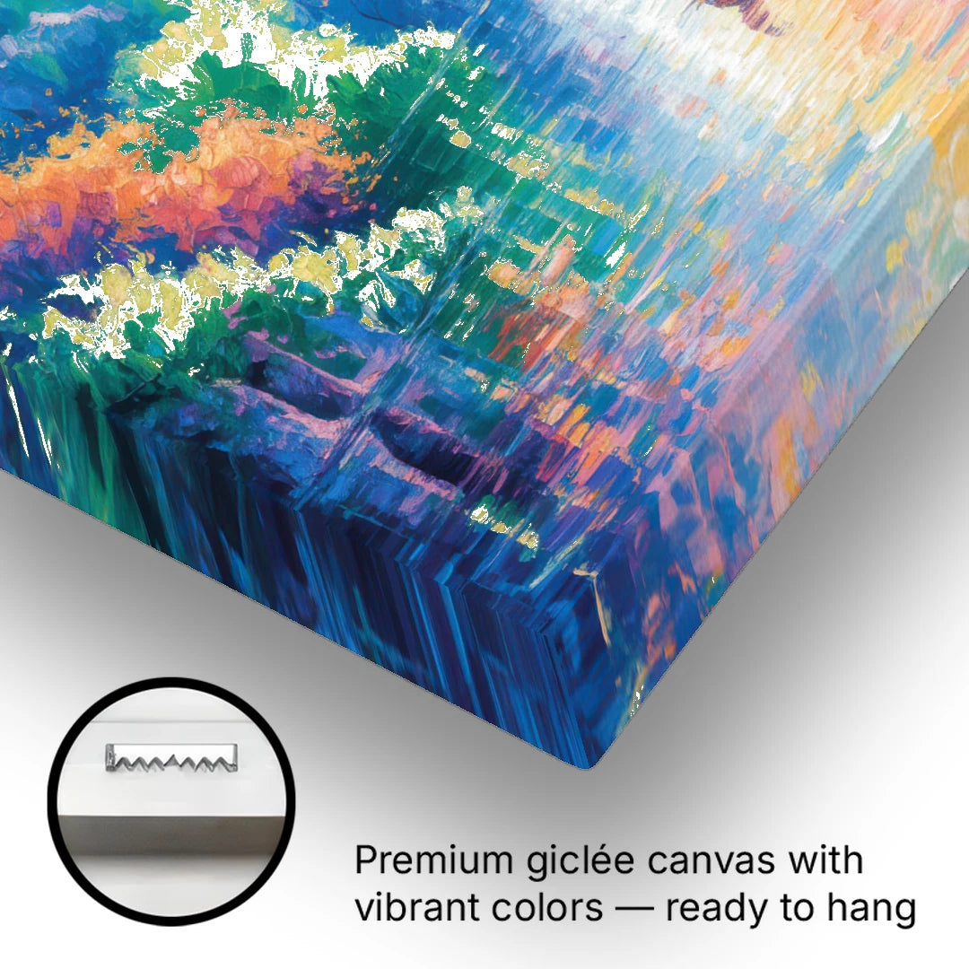 Castle Hill View - Canvas Wall Art - Gallery Wrap Corner