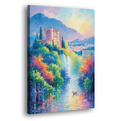 Castle Hill View - Canvas Wall Art - Side