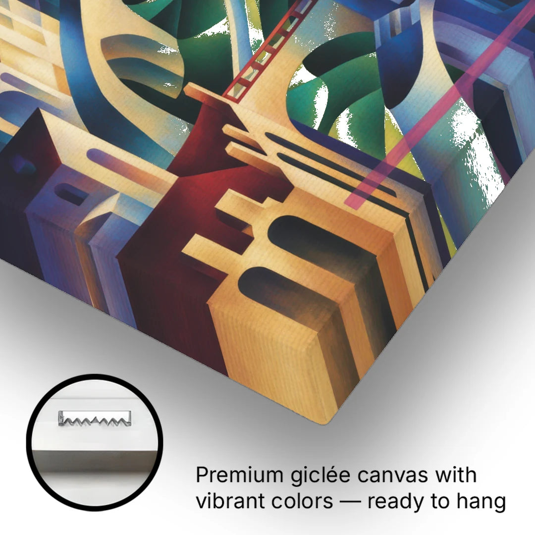 Castle Hill Views - Canvas Wall Art - Gallery Wrap Corner