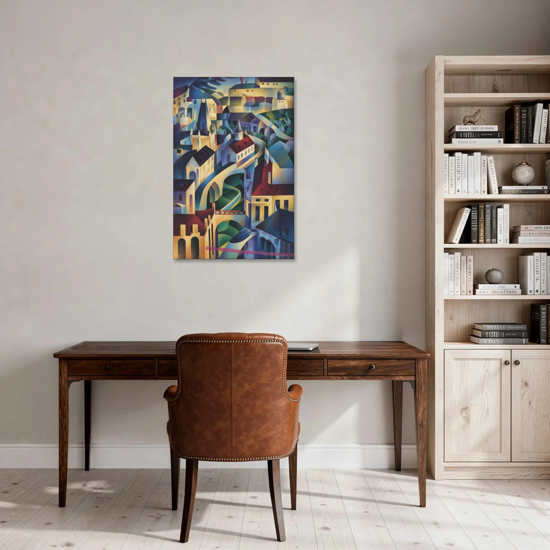 Castle Hill Views - Canvas Wall Art - Office - 24x36