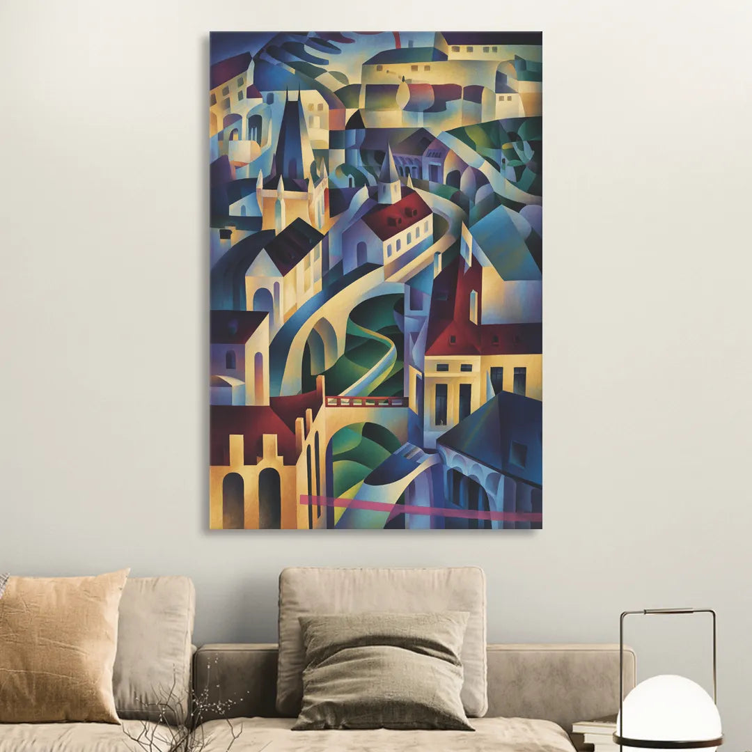 Castle Hill Views Living Room - Canvas Wall Art