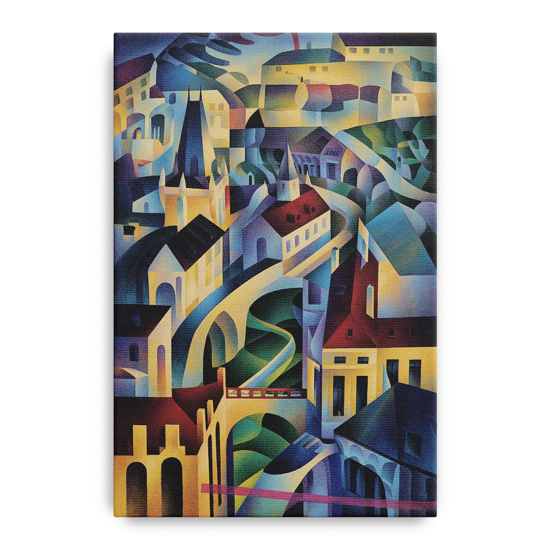 Castle Hill Views Front - Canvas Wall Art
