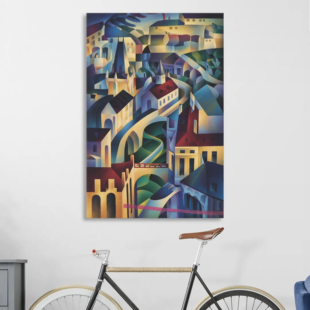 Castle Hill Views Sitting Room - Canvas Wall Art
