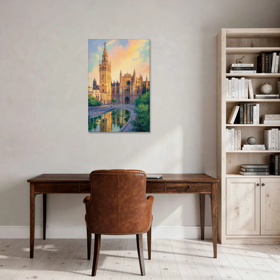 Cathedral Charm - Canvas Wall Art - Office - 24x36