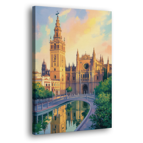 Cathedral Charm - Canvas Wall Art - Side