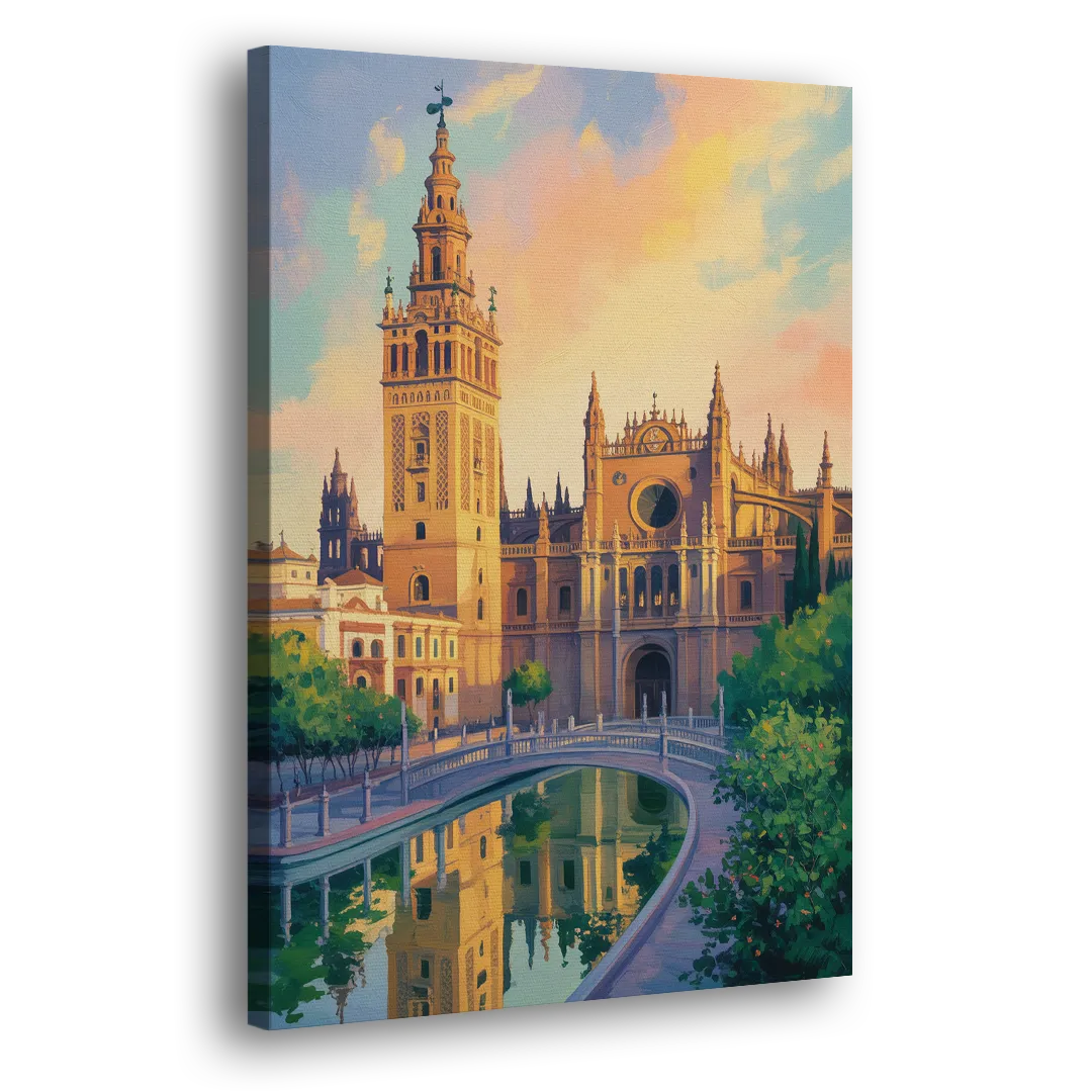 Cathedral Charm Side - Canvas Wall Art