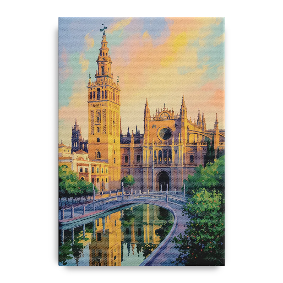 Cathedral Charm Front - Canvas Wall Art