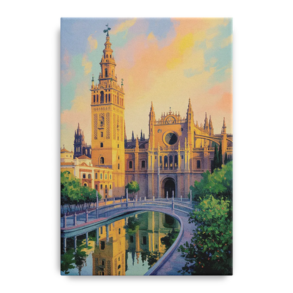 Cathedral Charm Front - Canvas Wall Art