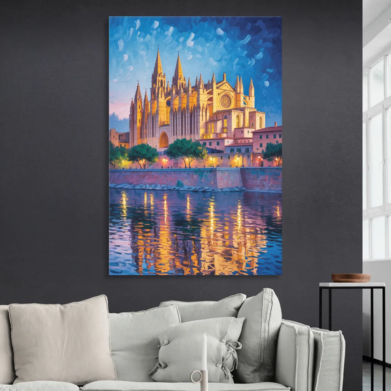 Cathedral of Santa Maria Living Room - Canvas Wall Art