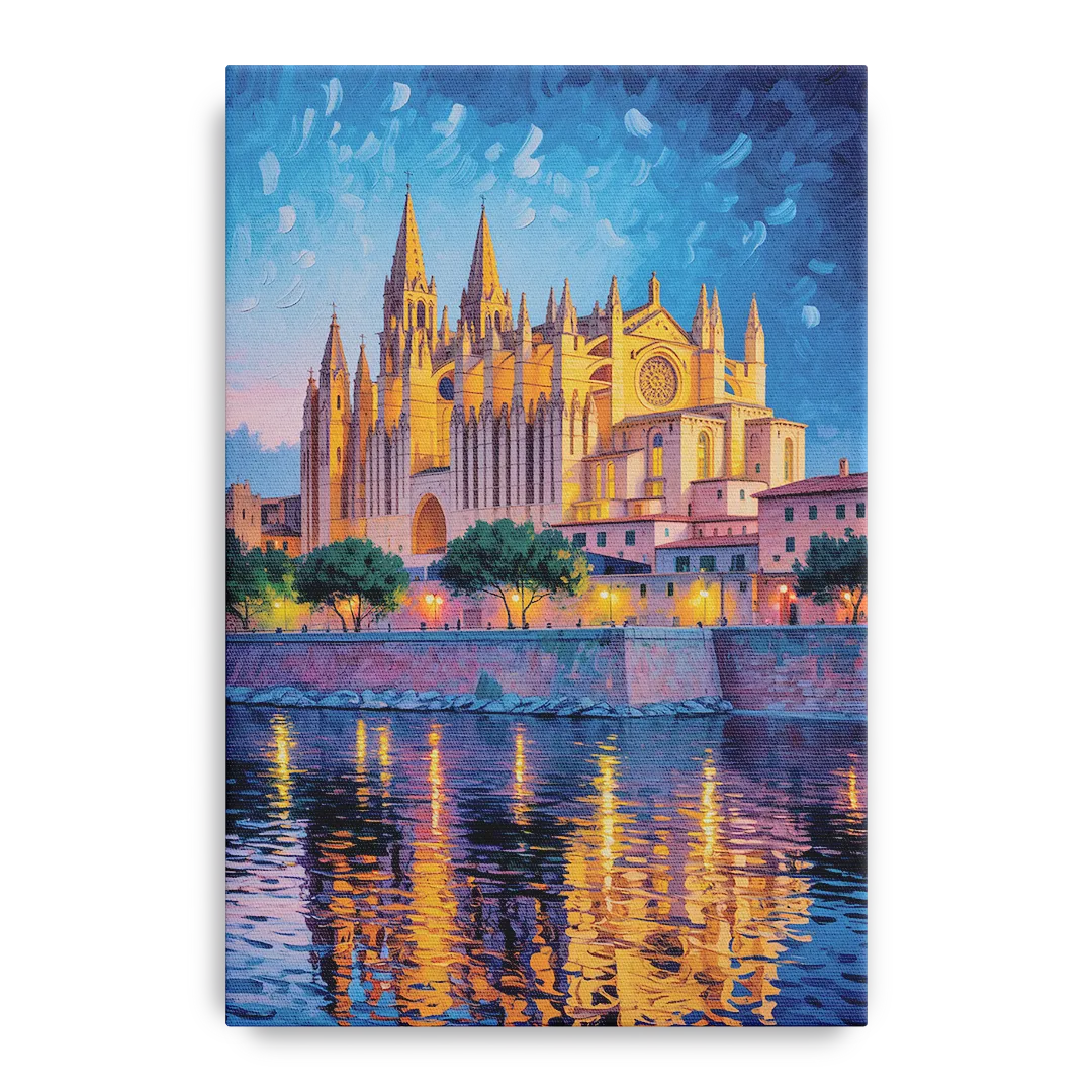 Cathedral of Santa Maria Front - Canvas Wall Art