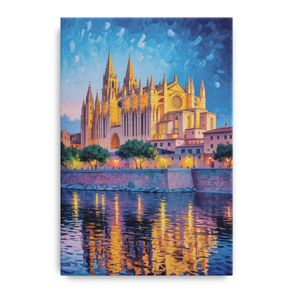 Cathedral of Santa Maria Front - Canvas Wall Art