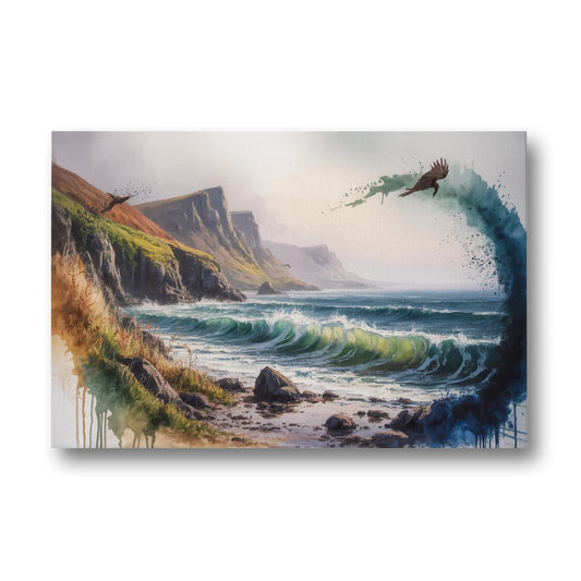 Celtic Coastline - Canvas Wall Art - Front