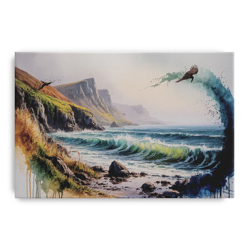 Celtic Coastline Front - Canvas Wall Art