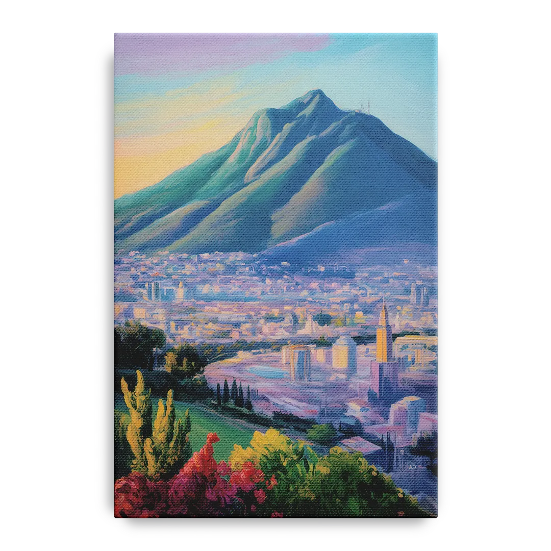 Cerro de la Silla View Front - Canvas Wall Art