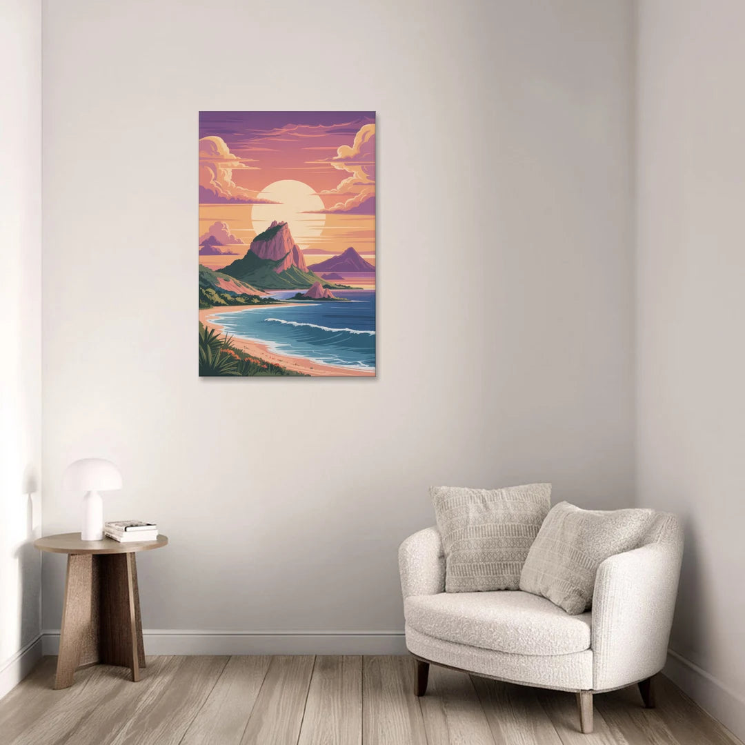 Cerro del Crestón Sunset - Canvas Wall Art - Sofa - 24x36