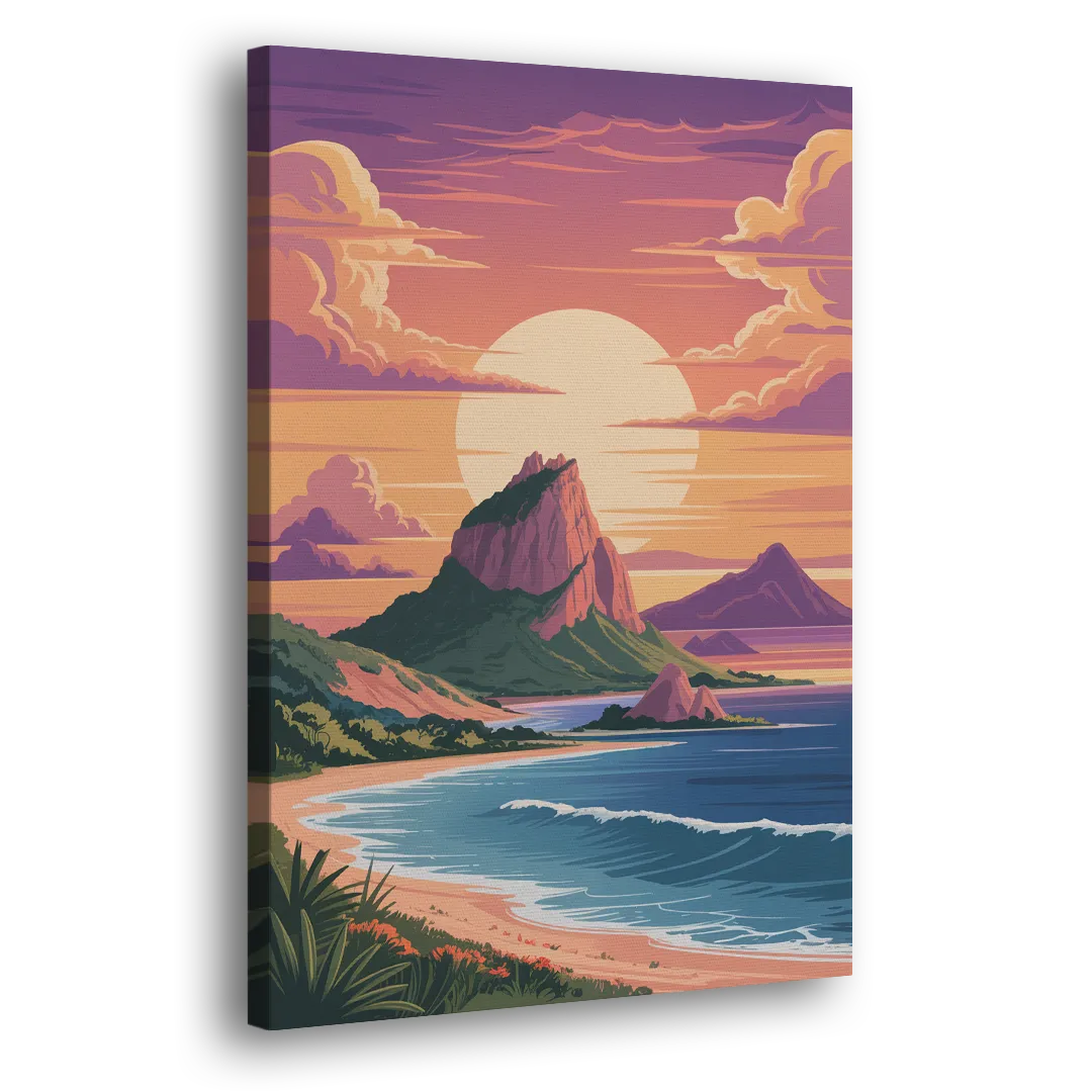 Cerro del Crestón Sunset Side - Canvas Wall Art