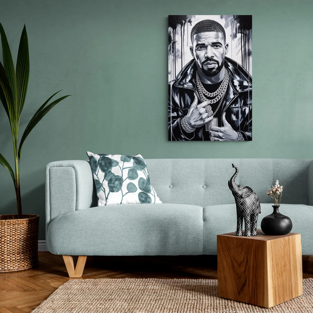 Certified Mood 2.0 - Canvas Wall Art Living Room